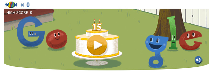 Google Doodle 15 jaar